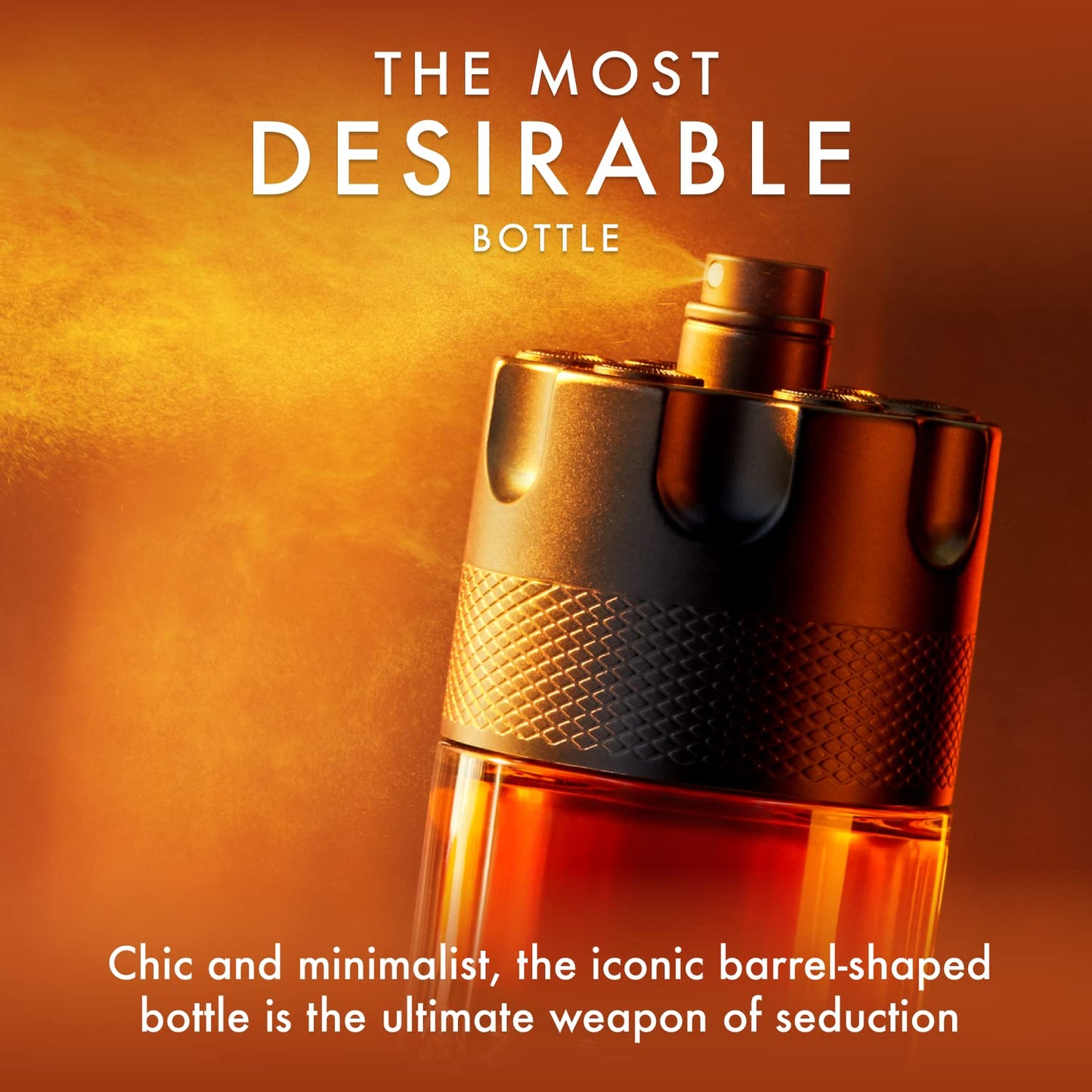 Azzaro The Most Wanted Parfum - Intense Mens Cologne - Spicy & Sensual Fragrance for Date - Lasting Wear - Irresistible Luxury Perfumes for Men, 3.3 Fl. Oz